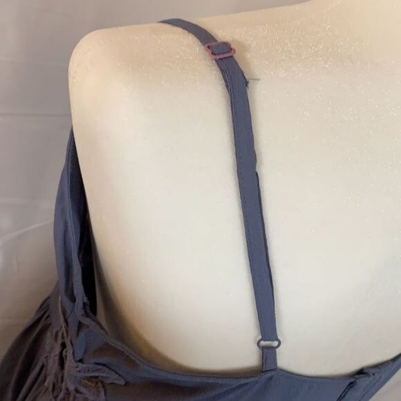 Topshop Blue Floral Open Side Dress - Picture 10 of 12